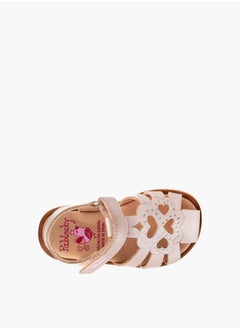 Pablosky Girls Strap Sandals With Hook And Loop Closure  - Image 4