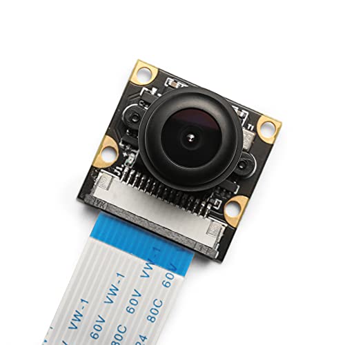 SainSmart Wide Angle Fish-Eye Camera Lenses for Raspberry Pi 3 Model B Pi 2 Model B+ Arduino, RoHS Certified - Image 1