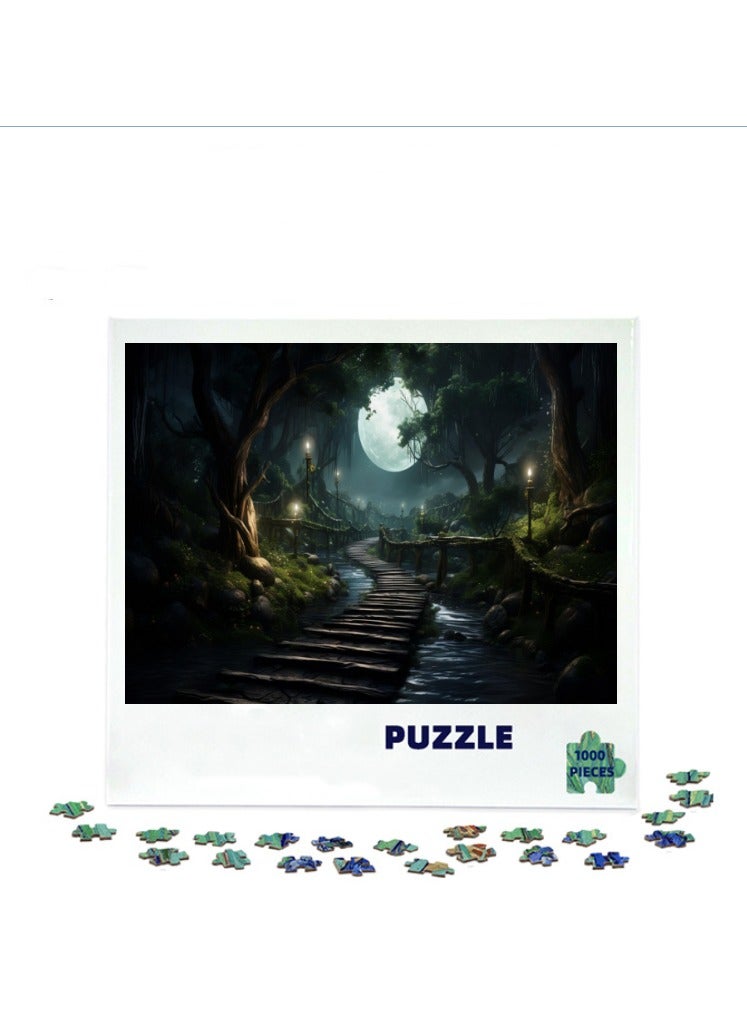 Anna 1000-Piece Colorful Scenic Puzzle - Brain-Boosting Fun! - Image 1