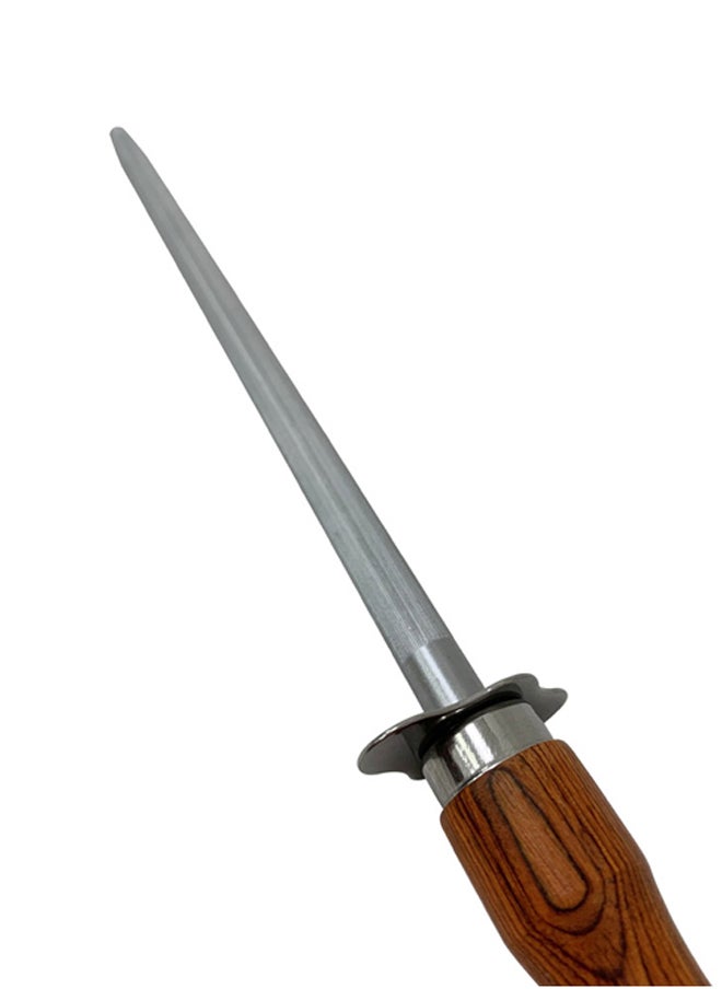 AL SANIDI Stainless steel knife sharpener, Knife sharpening tooL, Silver, Size 8 inch  - Image 4