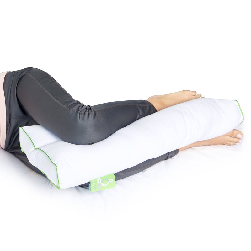 Sleep Yoga Leg Back Side Sleepers Ergonomically Designed Down Alternative Pillow for Knee Support Hypoallergenic Washable 26 x 13 x 3One Size White