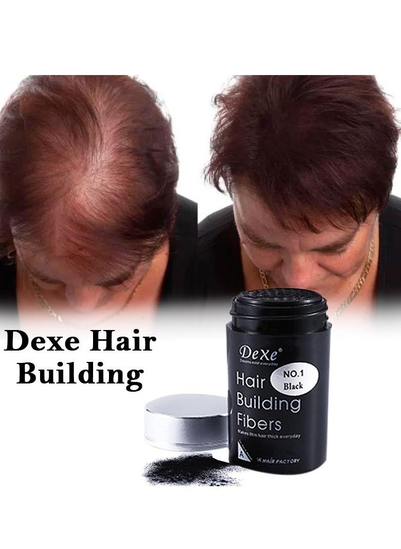 Dexe - Hair Building Fibers Black 22grams - Image 1