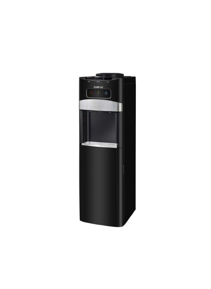Castle - Water Dispenser Castle, 3 Taps, With Container, Wd3050 - Black - Image 1