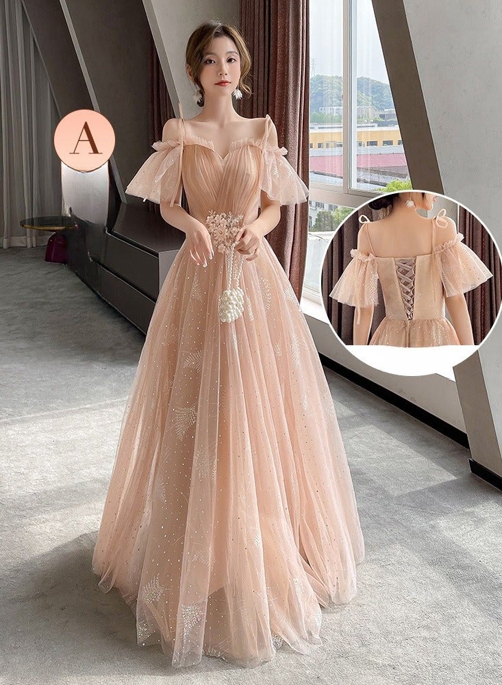 KUYING New Fashionable and Elegant Bridesmaid Dress  - Image 1
