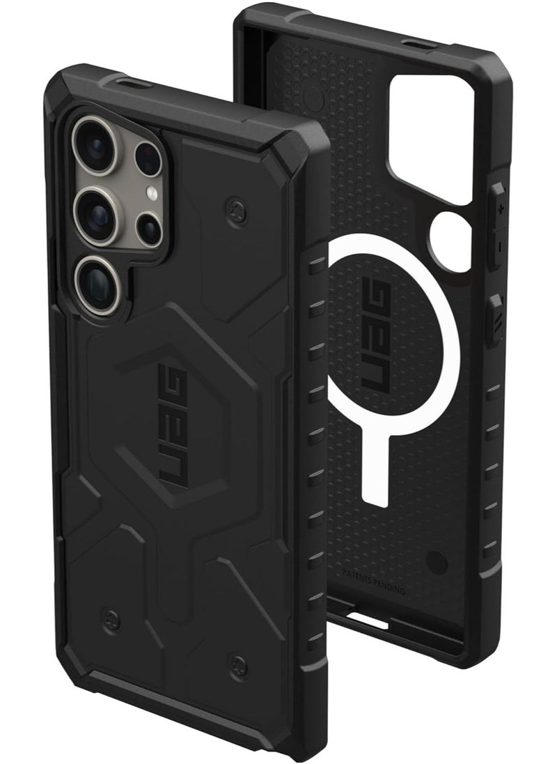 Urban Armor Gear - UAG Pathfinder Pro MagSafe for Samsung Galaxy S24 ULTRA Case Cover [18 Feet Drop Tested] - Black - Image 1