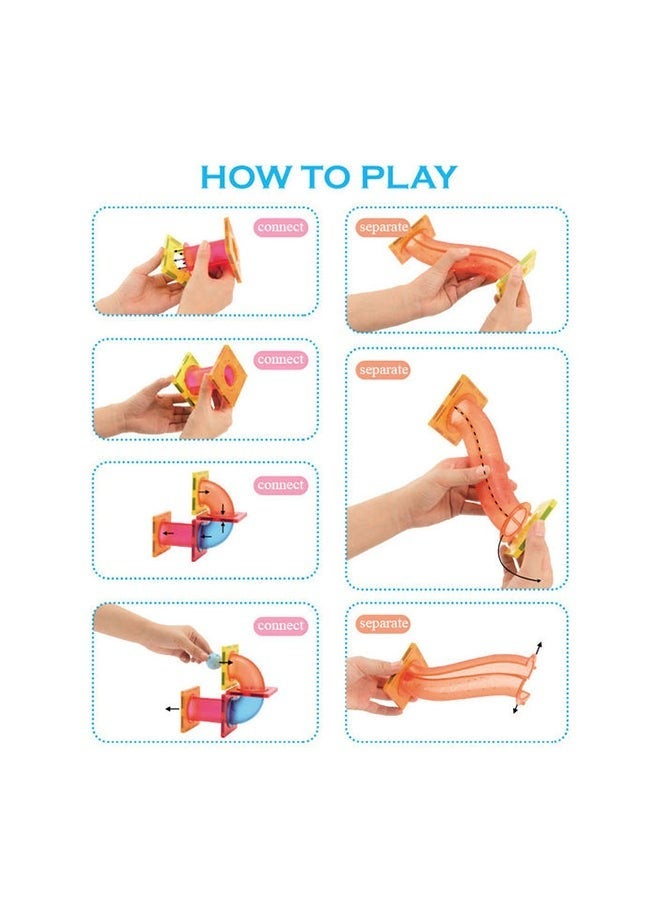 كابتن تيك JZRtoys10 118-Piece Magnetic Building Blocks 3_years - Image 3