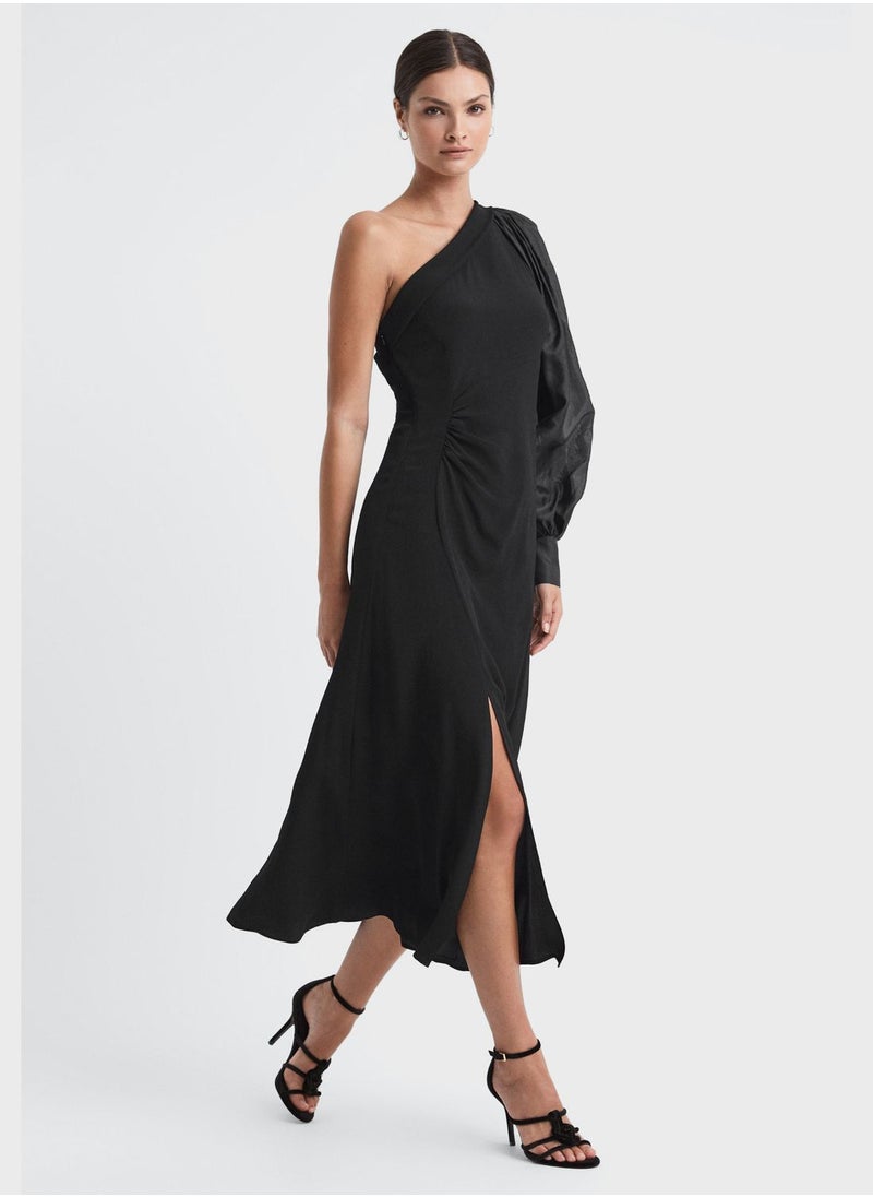 REISS Lace Detail Dress  - Image 1