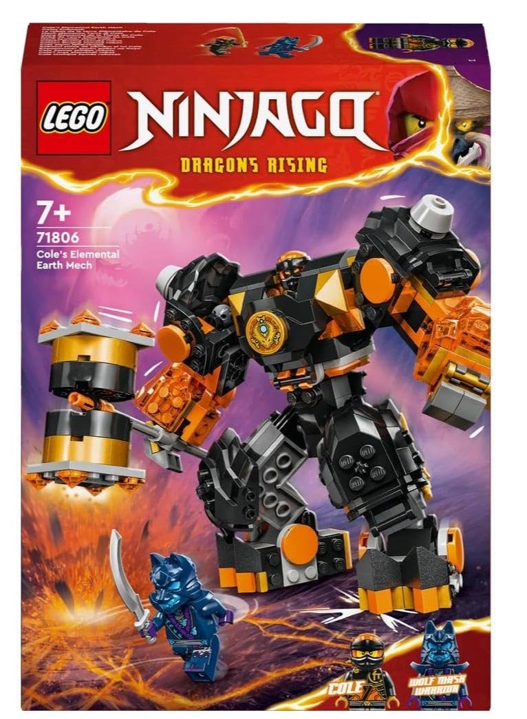 LEGO 71806 Cole's Elemental Earth Mech V29 - Image 2
