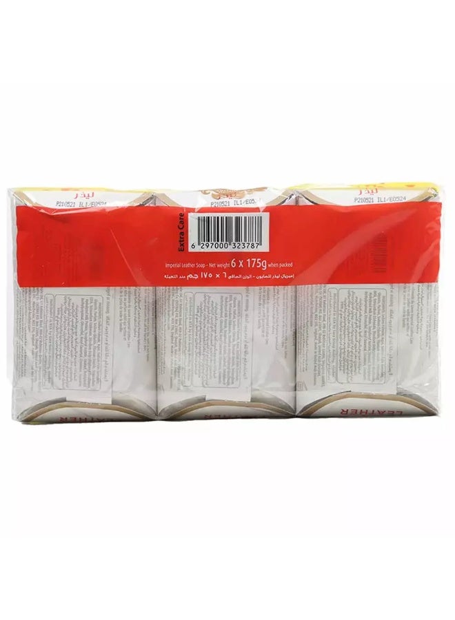 Imperial Leather صابون الاستحمام إمبريال ليذر إكسترا كير مع فيتامين E، عبوة 6x175 جرام - Image 2