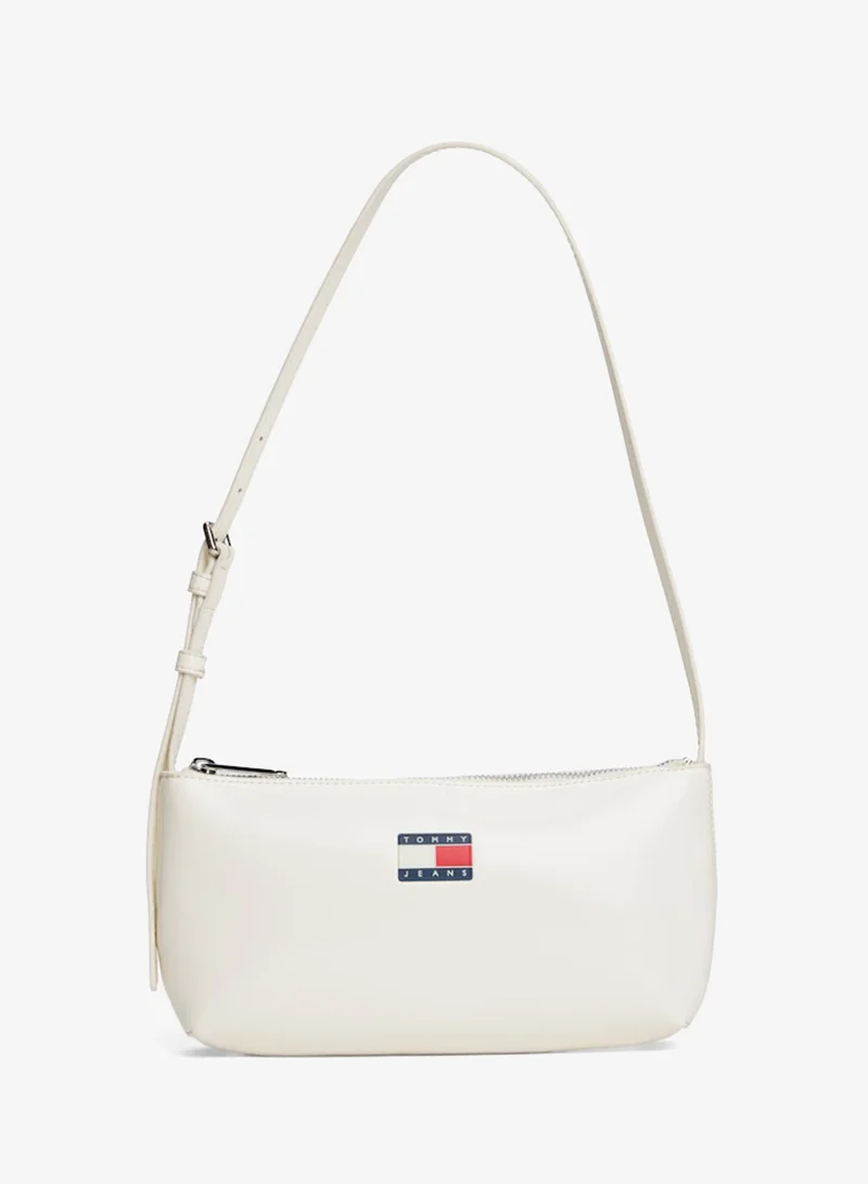 Essential Logo Shiny Shoulder Bag