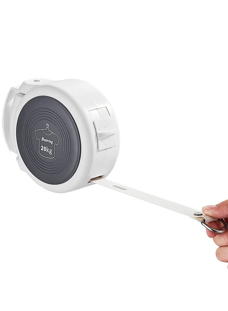SYOSI Retractable Clothesline Adjustable Wall Mounted Clothing Line hanging hole design anti-slip Indoor Home Dormitories Laundry Hotels Travel Outdoor  - Image 1