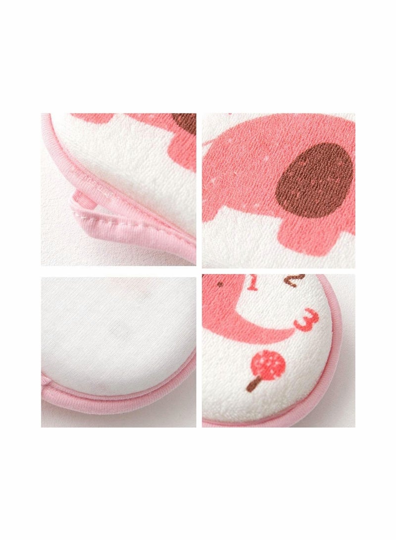 3 Pcs Soft Cotton Baby Bath Sponge Set - Gentle Foam Rub for Newborns & Toddlers, Ideal for Baby Shower - Image 3