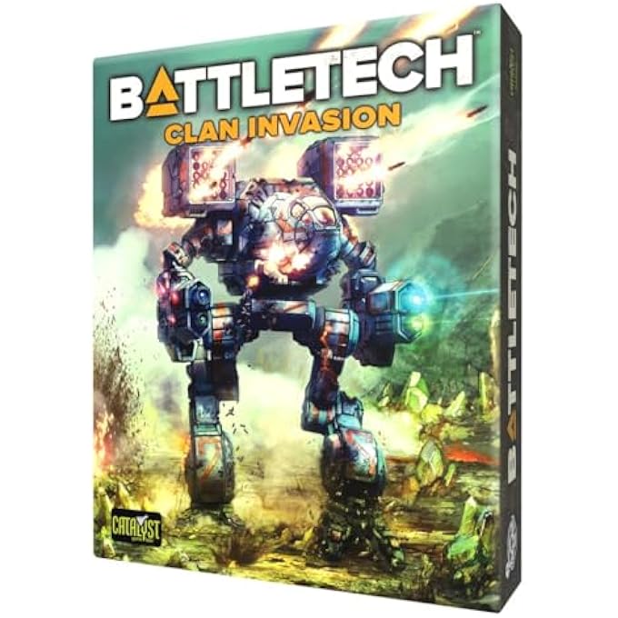 لعبة لوحية Battletech Clan Invasion Box من 2 إلى 5 لاعبين 60 دقيقة وقت اللعب الأعمار 8