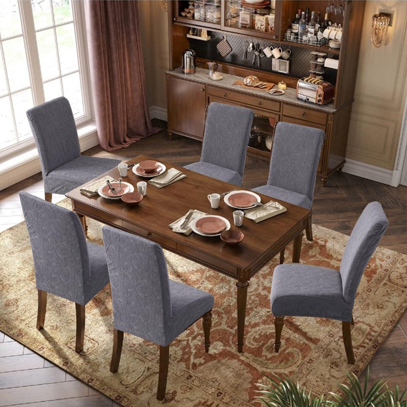 YUEANG Waterproof Dining Chair Covers, Chair Covers for Dining Room Stretch Parsons Chair Slipcover, for Dining Room Kitchen Chair Protector Cover, Removable, Washable - Image 2