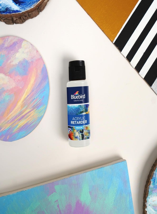 BLUEBIRD Acrylic Paint Retarder 3.4 Fl. Oz. / 100 ML, Artist Colors Acrylic Retarder, Additive Medium - Image 4