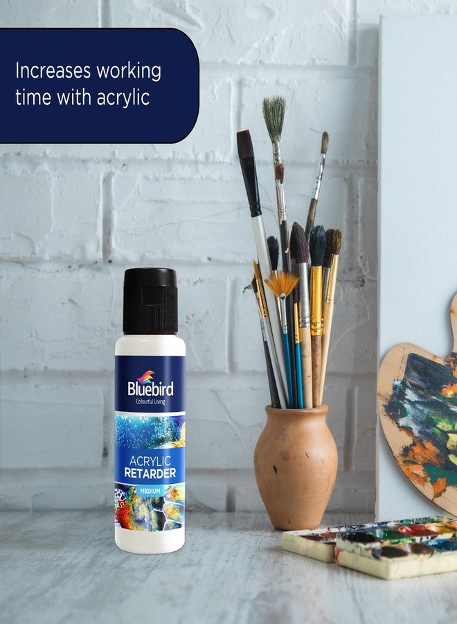 BLUEBIRD Acrylic Paint Retarder 3.4 Fl. Oz. / 100 ML, Artist Colors Acrylic Retarder, Additive Medium - Image 3