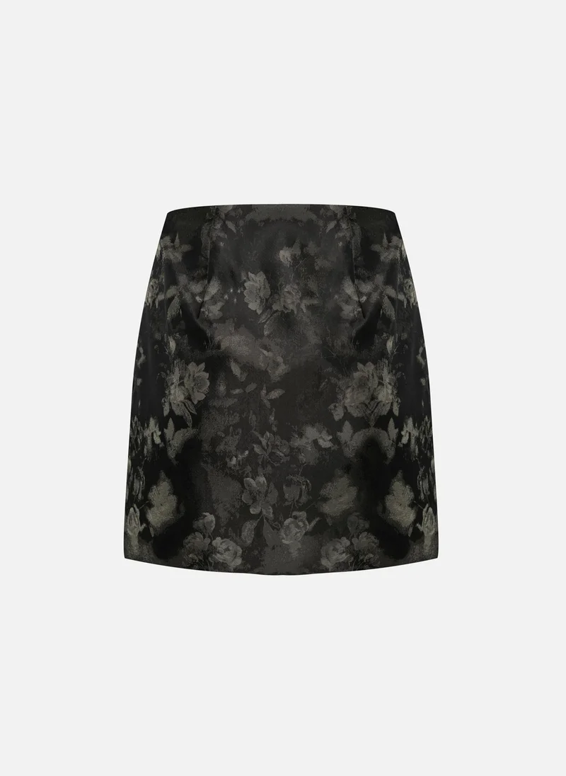 Lichi  Straight mini skirt in jacquard for Women | Best Price UAE