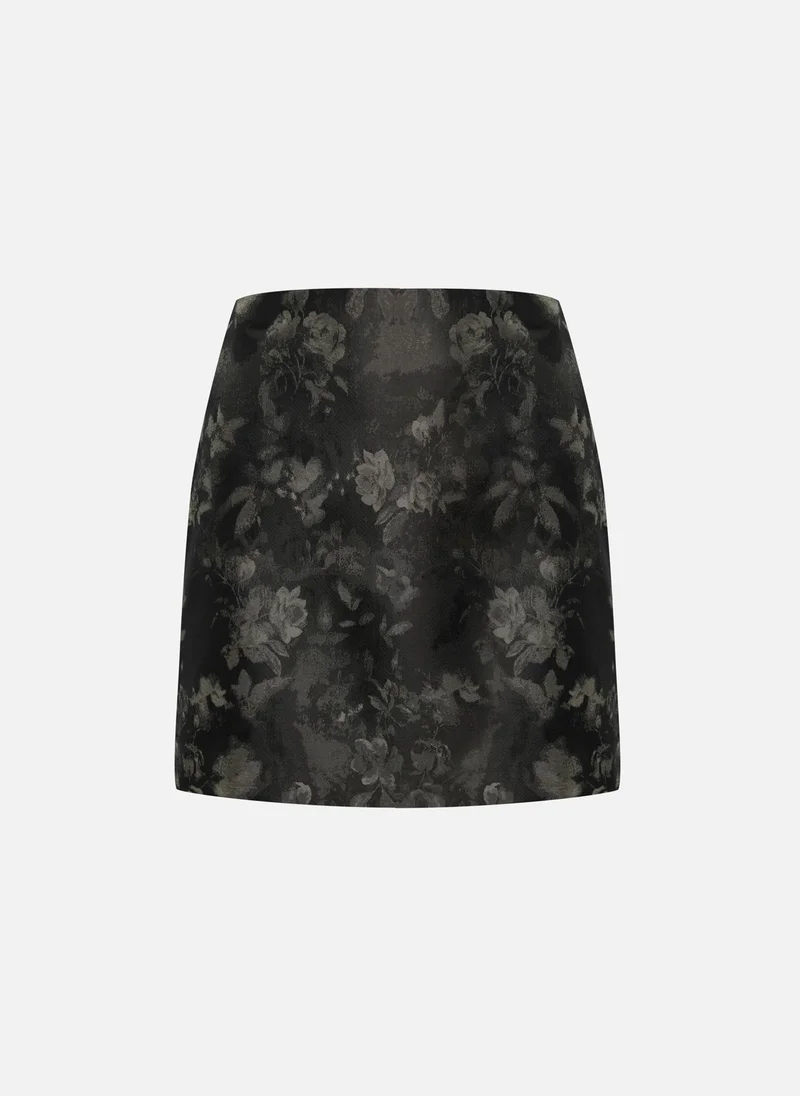 Lichi  Straight mini skirt in jacquard for Women | Best Price UAE