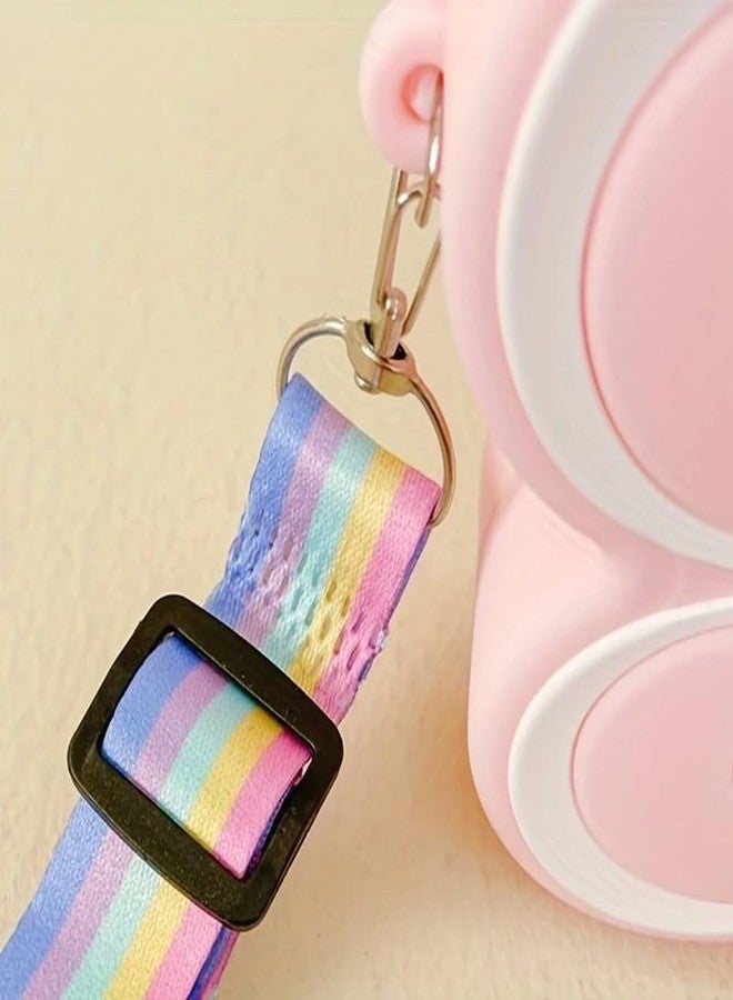 FOMQUAZLI Portable Cute Phone Sling Bag Small Casual Utility Bag Yellow Popillon Cartoon Crossbody Purse Mini Accessories Pouch Picnic Bags Kids for School, College and Office - Image 4