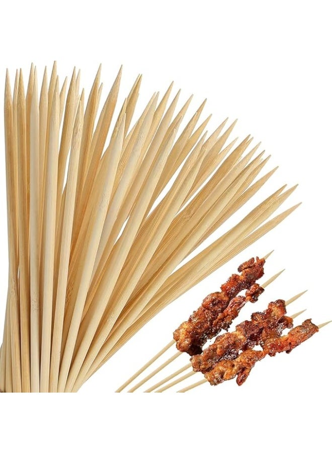 عبوة 100 أسياخ خشبية للشواء – طول مثالي – للشيش طاووق والكباب والخضار – كود 4442 - Image 2