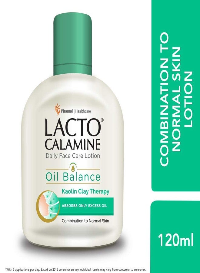 Lacto Calamine Face Lotion for Oil Balance - Combination to Normal Skin - 120 ml And Lacto Calamine Face Lotion for Oil Balance - Oily Skin - 120 ml - Image 1