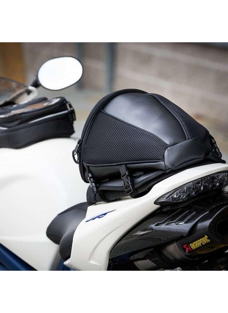 Ebakbak Motorcycle Racing Rear Tail Seat Bag Artificial Leather and Reinforced Impertex Fabric Motor Bag  - Image 3