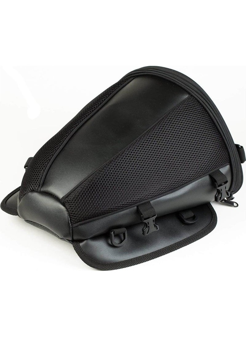 Ebakbak Motorcycle Racing Rear Tail Seat Bag Artificial Leather and Reinforced Impertex Fabric Motor Bag  - Image 2