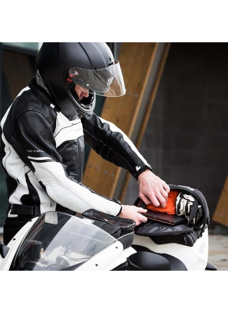 Ebakbak Motorcycle Racing Rear Tail Seat Bag Artificial Leather and Reinforced Impertex Fabric Motor Bag  - Image 4