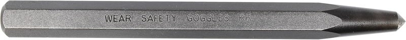 Mayhew Tools 41702 Center Punch, 1/2" x 5/16" Point - Carded, Shot Blast Finish - Image 3