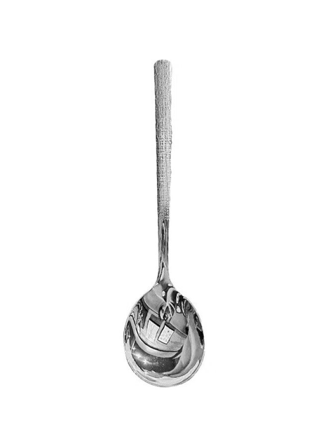 YIJUKE (Yijuke) [2-Piece Set] Exquisite Western And Korean-Style Spoons, Hammered Stainless Steel Spoons, Household Dining Utensils - Image 2