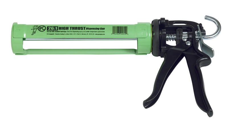 PC Products Steel Dispensing Caulking Gun, 1/10th Gallon Smooth Rod Cartridge Gun, 250ml, 900550 - Image 1