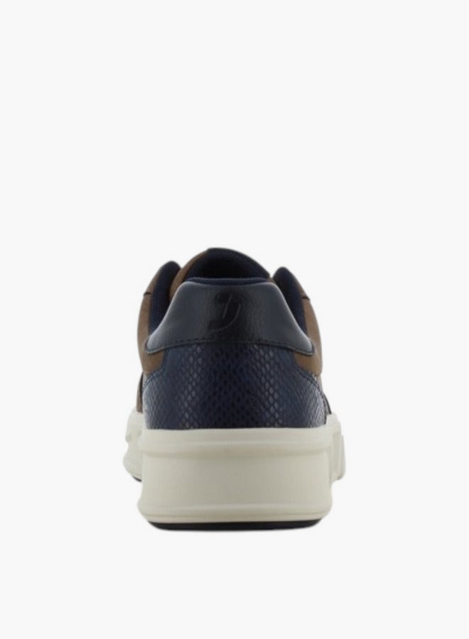 SJ SJ Men's Panelled Lace-Up Closure Sneakers - 636102-692 - Image 4