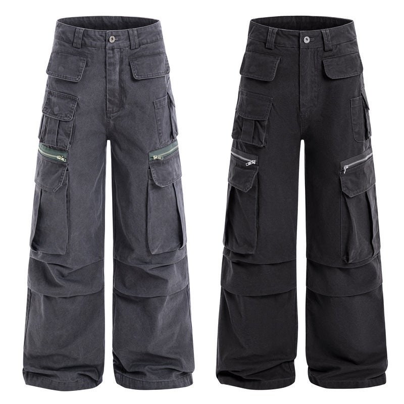 Unisex Classic Denim Jeans Loose Fit Daily Outdoor Wear - Image 4
