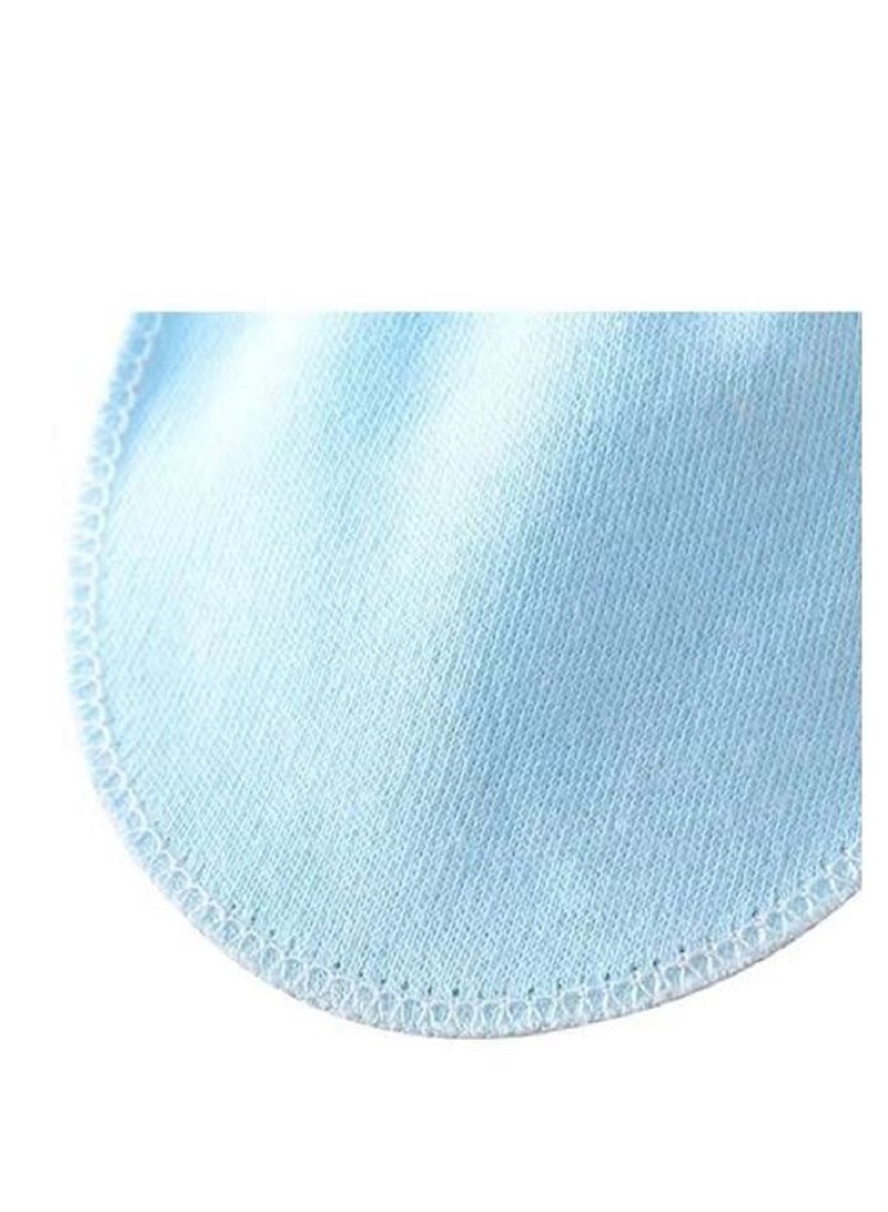 Set of 4 Pairs of Anti-Scratch Gloves for Kids, Soft Cotton, Blue-White-Pink-Sky Blue, Suitable for Boys and Girls  - Image 2