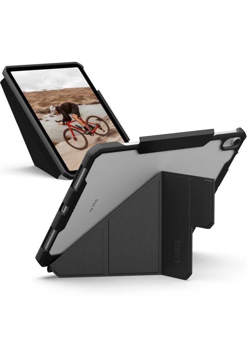Urban Armor Gear - UAG Essential Armor for iPad AIR 11 inch Case Cover (2024) M2 Folio with Pencil Holder and Adjustable Multi-Angle Viewing Stand - Black - Image 1