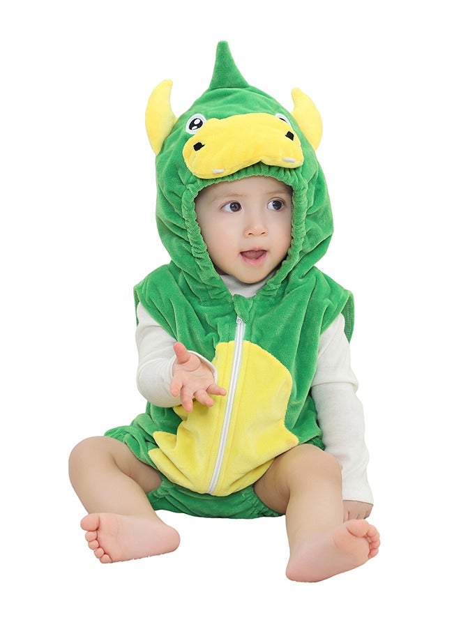 Newborn Baby Hooded Rompers Unisex Jumpsuit Pajamas Baby Boys and Infant Girls Animal Costume for Infant 0-24 Months - Image 1