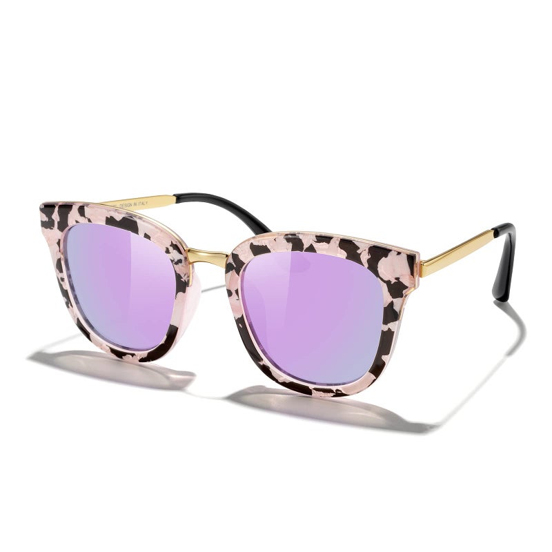 MERRY'S Girls Cat Eye Sunglasses for kids Children Polarized Sunglasses S7001 (Purple, 46) - Image 2