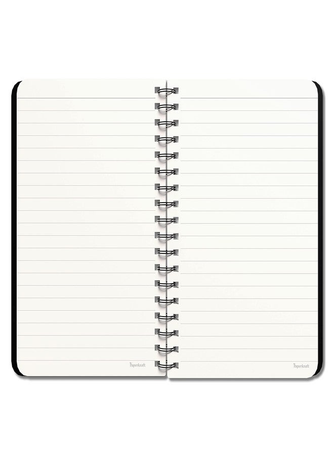 Paperkraft Green impression 1 Subject WIRO binding Notebook - Single line, 160 pages, 176 mm x 250 mm - Image 3