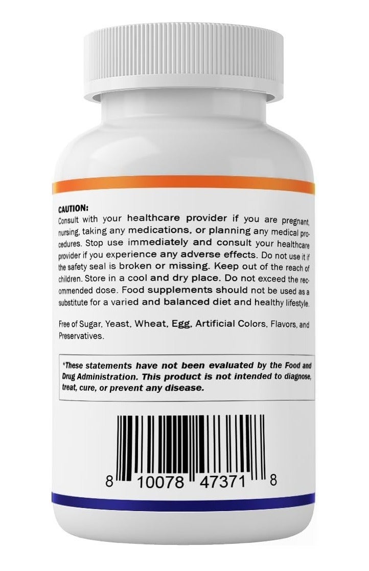 Vitamatic Berberine 500mg Dietary Supplement – Metabolism, Energy & Heart Health Support (60 Veg Capsules) - Image 3