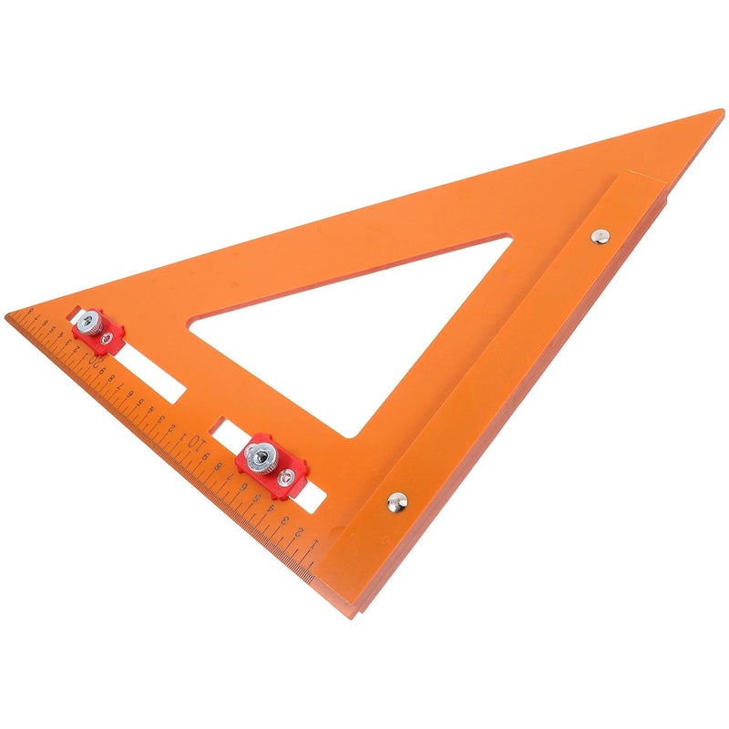Positioning Triangle Ruler Woodworking Square High Precision Electric Wood Measuring Tool 320x320mm for Carpenter Engineer Woodworking Layout - Image 1
