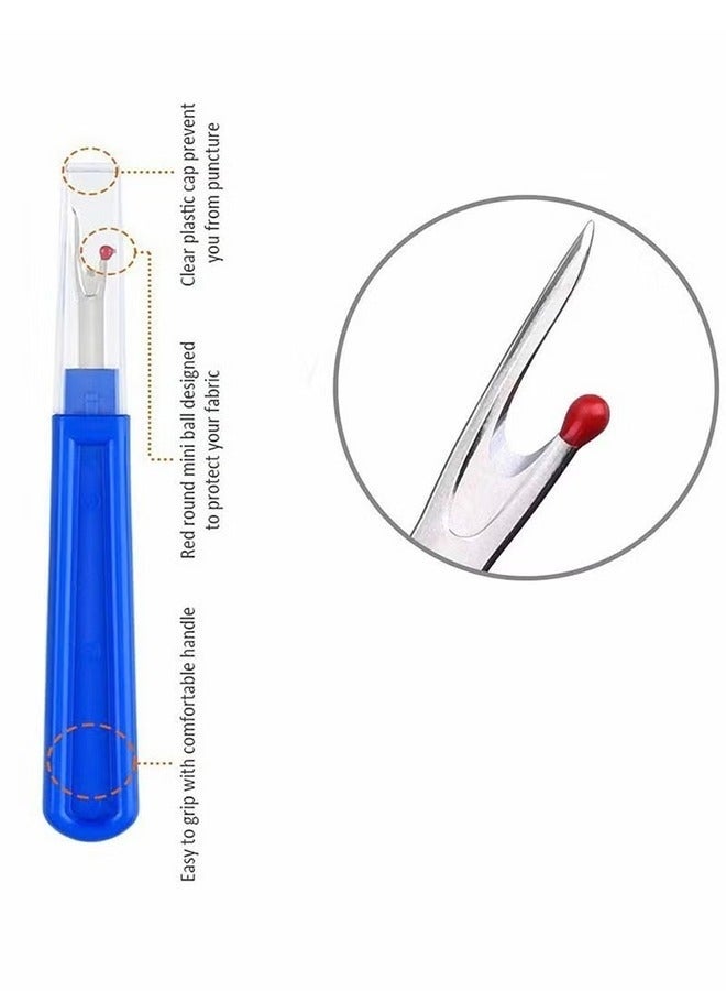 Seam Ripper Set,Seam Rippers Stitch Unpicker Plastic Handle Sewing Colorful Handy Thread Tools Suitable for cross stitch, sewing, handwork (4 Pcs) - Image 3