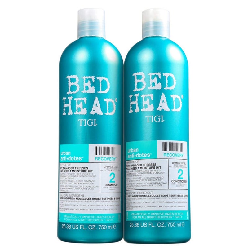 TIGI Bed Head Urban Anti-dote PFZoVz Recovery Shampoo & Conditioner Duo Damage Level 2, 25.36 Oz, 2 Units - Image 1