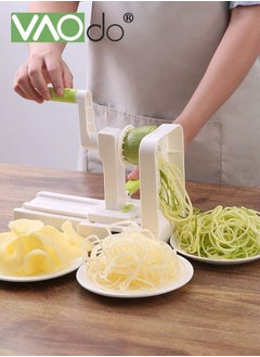 VAOdo Spiralizer for Veggies Zucchini Noodle Maker Slicer w/ 5 Blade Cutter Attachments Vegetable Spiralizer for Cucumber Slicer Curly Fries Zoodles Potato Squash & Spaghetti  - Image 2