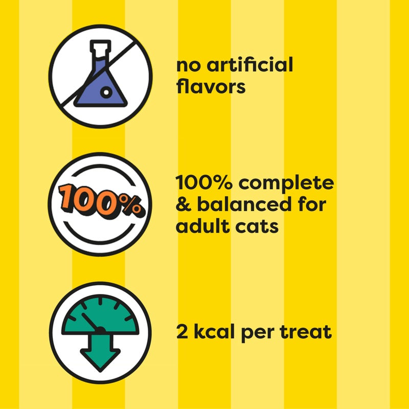 Temptations Jumbo Stuff Crunchy and Soft Cat Treats, Tasty Chicken Flavor, 14 oz. Tub - Image 2