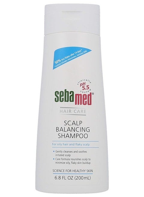 Sebamed Scalp Balancing Shampoo - Gentle Hair Care for Oily and Flaky Scalp (200mL) - Made in Germany