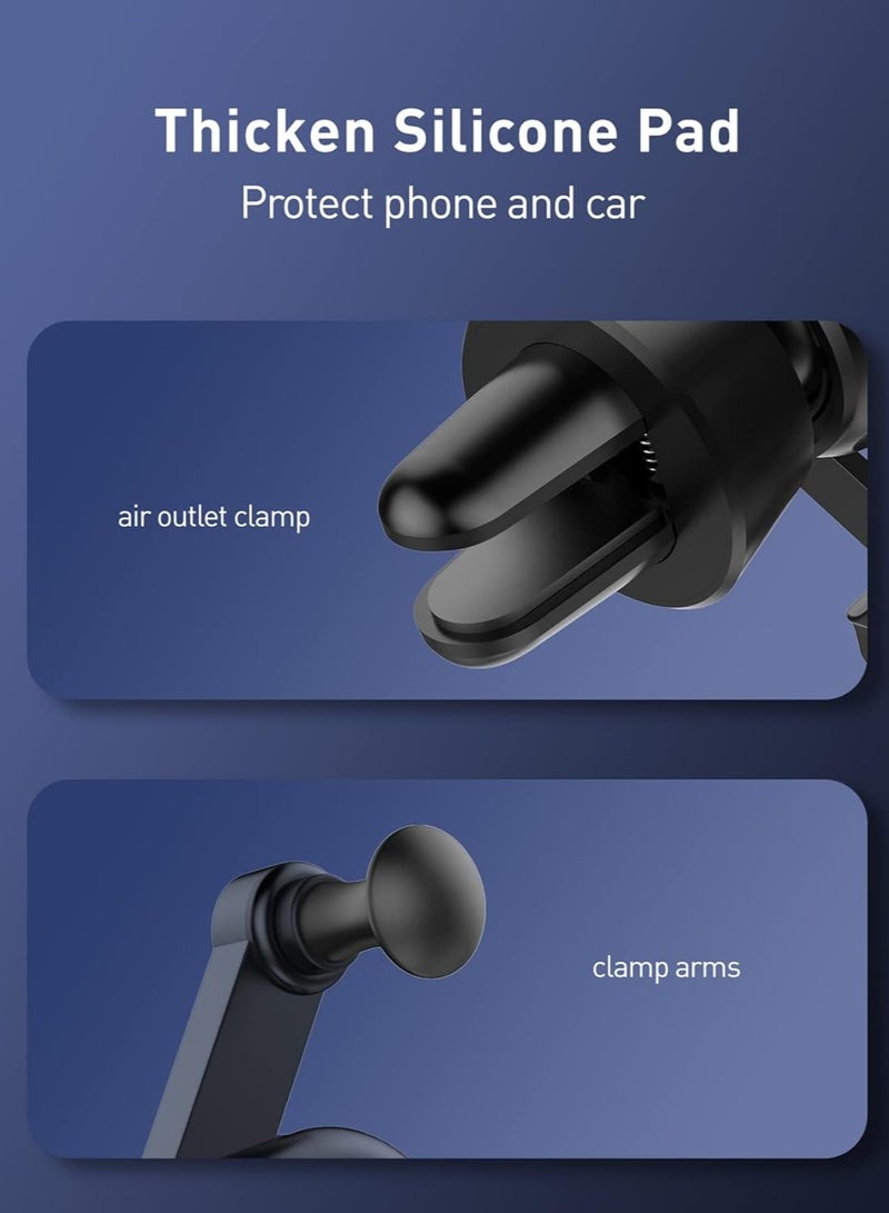 Cellbell Universal Gravity Car Phone Holder - Air Vent Mount, Auto-Lock, One-Hand Operation - Compatible with All Smartphones  - Image 5