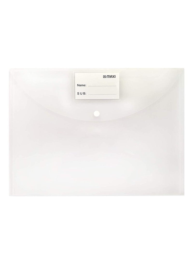 Maxi 12-Piece Clear Document Bag Set Clear  - Image 2