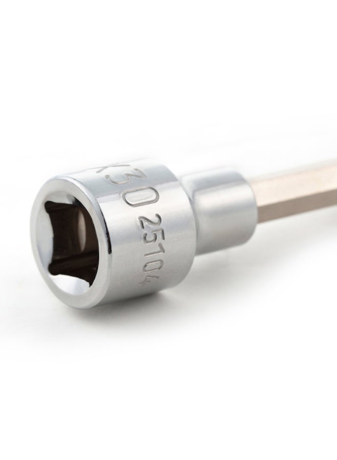Sata SATA GL25101 1/2" Drive Long Torx Bit Socket T20 - Image 3