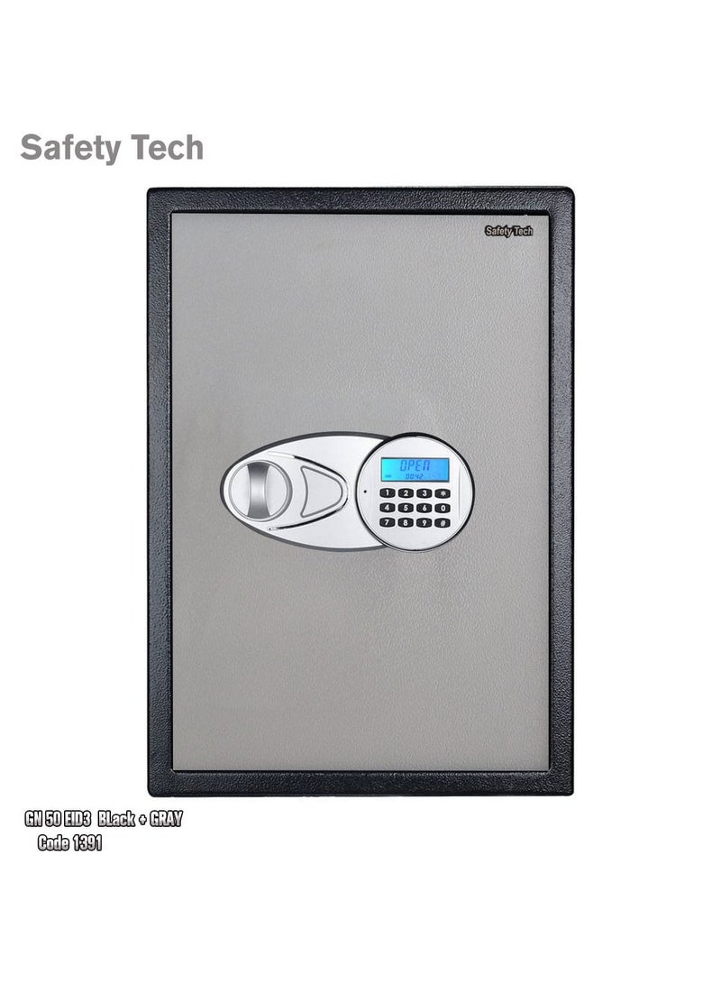 Safety Tech Safety Tech GN 50 EID3 Electronic Safe with Combination Codes and Illuminated Display  - Image 1