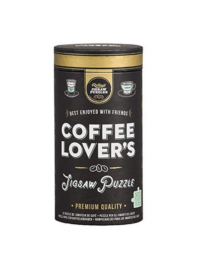 Ridley's Coffee Lover’s 500-Piece Jigsaw Puzzle - Coffee Puzzle with Informational Image, Sturdy Storage Tube Included - Activity Puzzle - Makes a Great Gift - Image 3